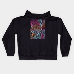 Tenerife Mount Teide Modern Print Kids Hoodie